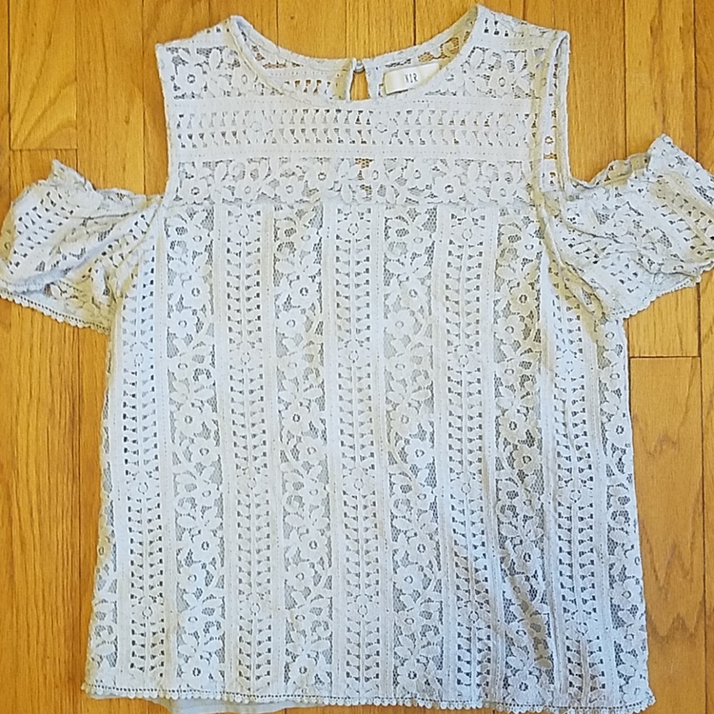Adorable cold shoulder lace top stitch Fix